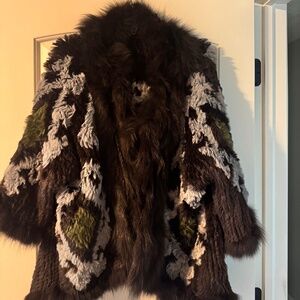 Elizabeth and James mink shawl